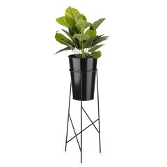 Подставка для растений на клумбе 72 см черная цена и информация | Подставки для цветов, держатели для вазонов | kaup24.ee