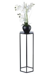 Подставка для растений 70 см черная цена и информация | Подставки для цветов, держатели для вазонов | kaup24.ee