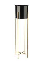Клумба с кожухом 95 см золото черное цена и информация | Подставки для цветов, держатели для вазонов | kaup24.ee