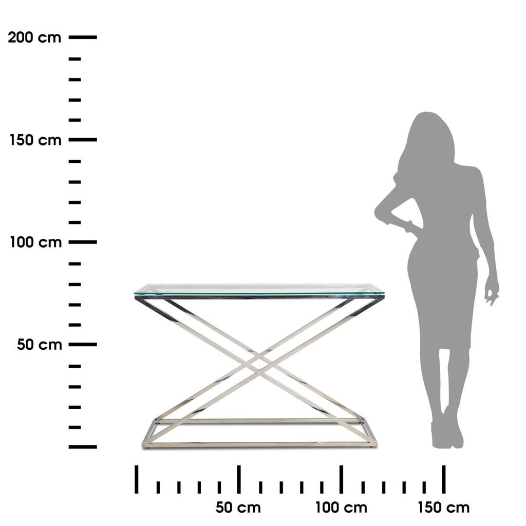 Konsool Saliba, hõbedane цена и информация | Konsoollauad | kaup24.ee