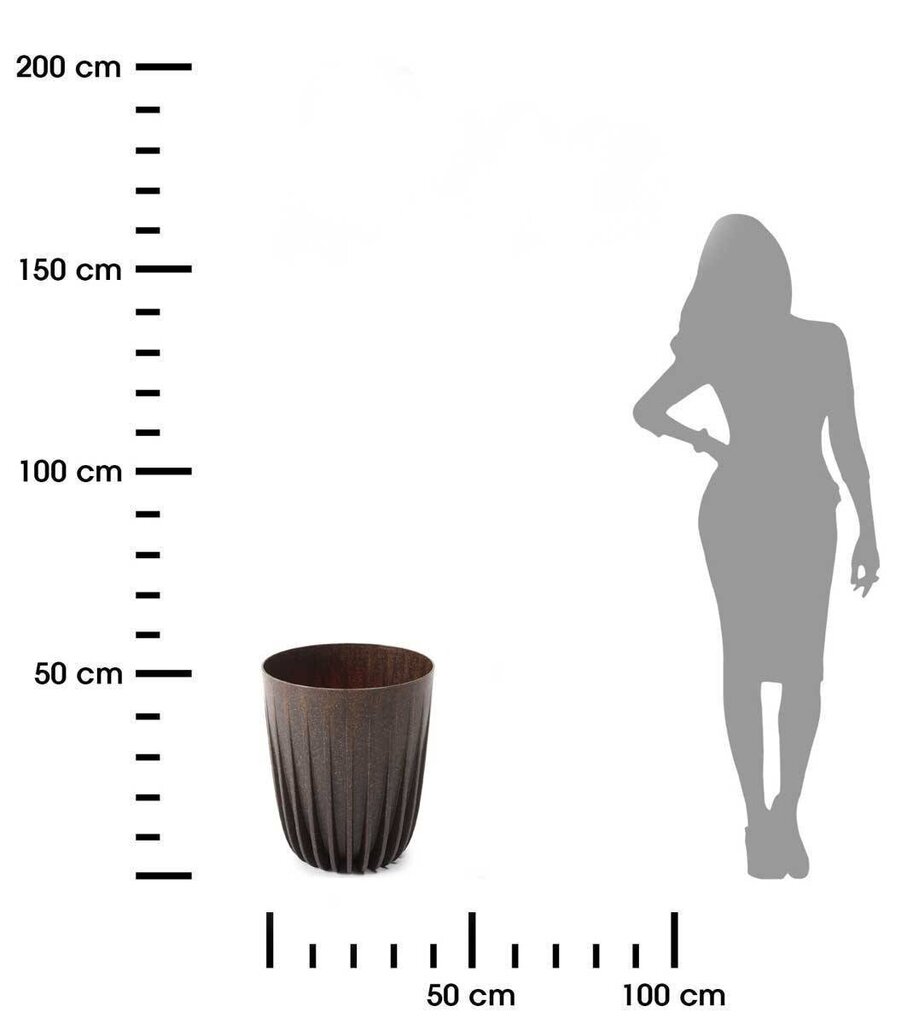 Pott Stripped Eco, 39x46 cm hind ja info | Dekoratiivsed lillepotid | kaup24.ee