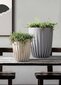 Pott Stripped Eco, roheline, 39x46 cm hind ja info | Dekoratiivsed lillepotid | kaup24.ee
