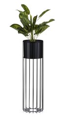 Kaasaegne kaanega lillealus Loft, 70 cm цена и информация | Подставки для цветов, держатели для вазонов | kaup24.ee