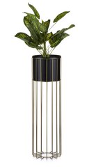Подставка для растений 70 см черная цена и информация | Подставки для цветов, держатели для вазонов | kaup24.ee