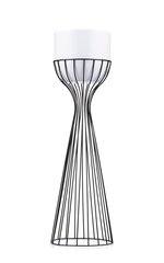 Современная черно-белая клумба 68 см цена и информация | Подставки для цветов, держатели для вазонов | kaup24.ee