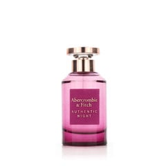 Parfüümvesi Abercrombie & Fitch Authentic Night Woman EDP naistele 50 ml hind ja info | Naiste parfüümid | kaup24.ee