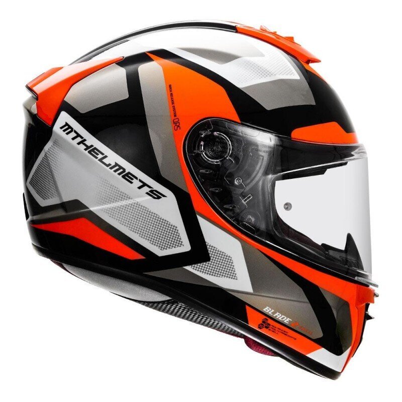 Motokiiver (full-face) MT Helmets FF107SV Blade 2 SV finishline d4 gloss pearl fluor orange hind ja info | Mootorratta kiivrid | kaup24.ee