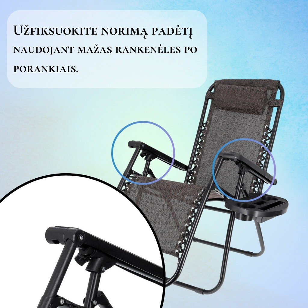 Aiatool (voodi) Zero Gravity hind ja info | Aiatoolid | kaup24.ee