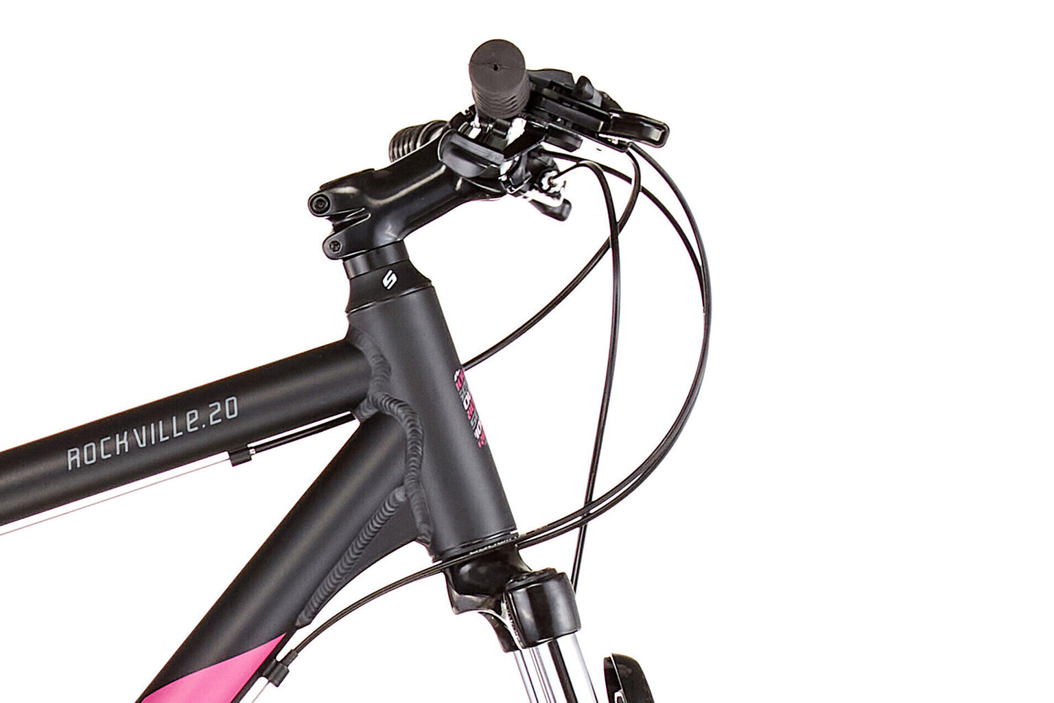 Jalgratas Serious Rockville 27,5", must/roosa, 42 cm hind ja info | Jalgrattad | kaup24.ee