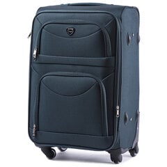 Темно-зеленый средний чемодан CODURA+ на 4 колесах цена и информация | Чемоданы, дорожные сумки | kaup24.ee