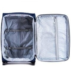 Черный большой чемодан CODURA на 2-х колесах цена и информация | Чемоданы, дорожные сумки | kaup24.ee
