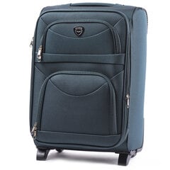 Темно-зеленый чемодан CODURA+ для ручной клади на 4 колесах цена и информация | Чемоданы, дорожные сумки | kaup24.ee