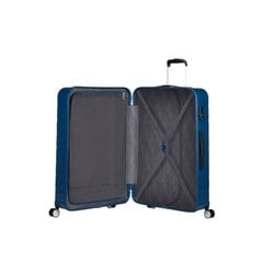 Большой чемодан Azure Blue HIGH TURN цена и информация | Чемоданы, дорожные сумки  | kaup24.ee