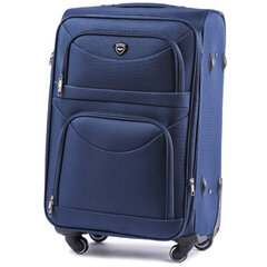 Синий большой чемодан CODURA на 2-х колесах цена и информация | Чемоданы, дорожные сумки | kaup24.ee