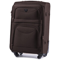 Коричневый большой чемодан PREDATOR цена и информация | Чемоданы, дорожные сумки | kaup24.ee