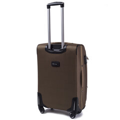 Коричневый большой чемодан CODURA+ на 4-х колесах цена и информация | Чемоданы, дорожные сумки | kaup24.ee