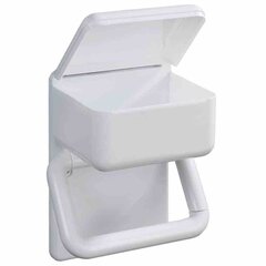 Держатель туалетной бумаги Maximex 2 в 1 с полкой для влажных туалетных полотенец, изготовленных из высококачественного стабильного пластика, включая материал сборки, размеры (W X H x D): 16 x 20 x 11 см. цена и информация | Аксессуары для ванной комнаты | kaup24.ee