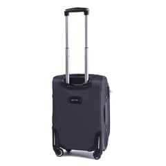 Серый чемодан для ручной клади DURALUXE цена и информация | Чемоданы, дорожные сумки | kaup24.ee