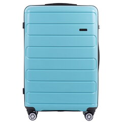 Голубой большой чемодан PRIMROSE цена и информация | Чемоданы, дорожные сумки | kaup24.ee