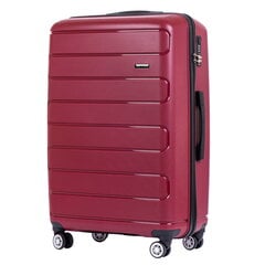 Бордовый большой чемодан PREDATOR цена и информация | Чемоданы, дорожные сумки | kaup24.ee