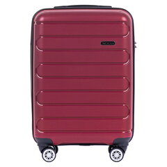 Бордовый чемодан PREDATOR для ручной клади цена и информация | Чемоданы, дорожные сумки | kaup24.ee