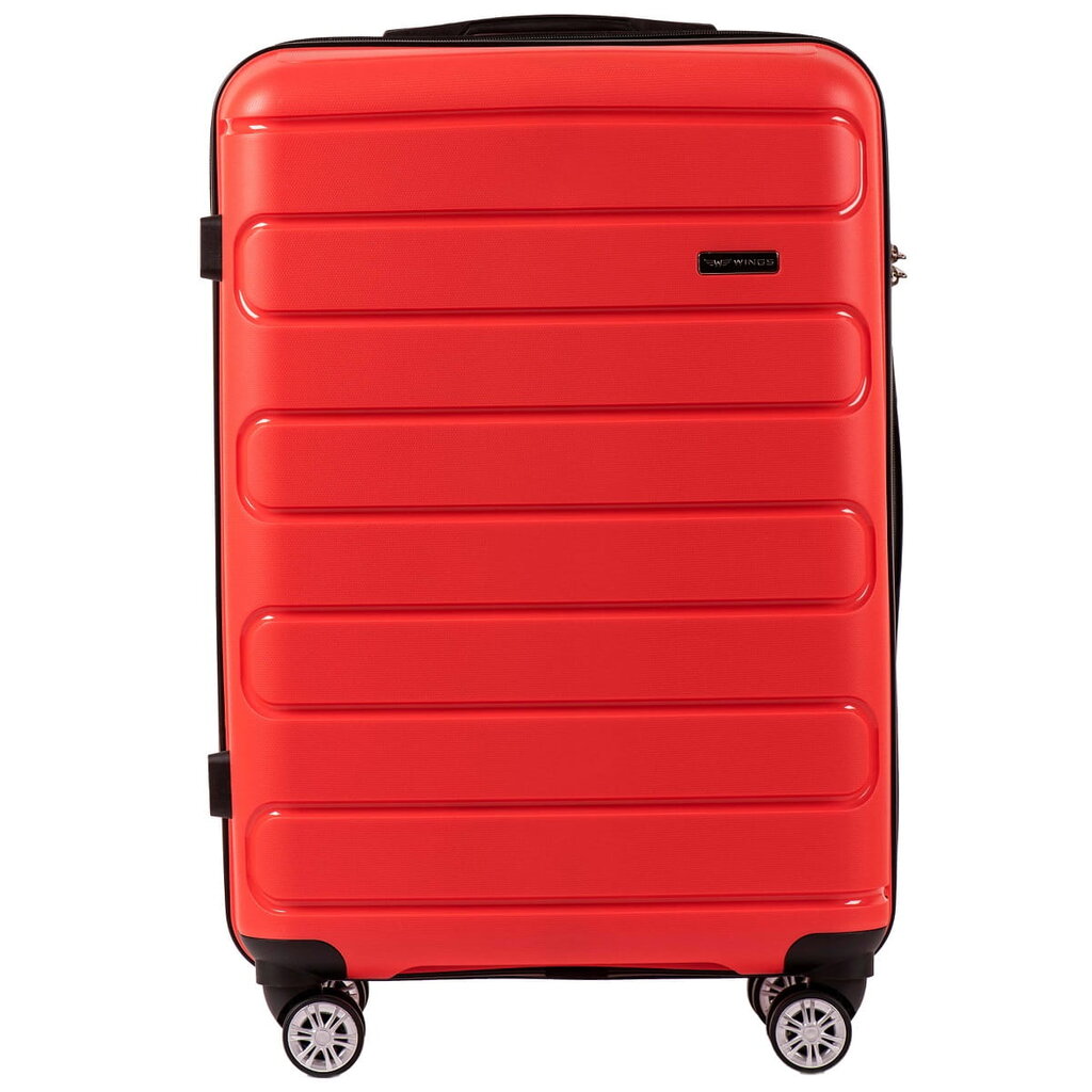 Keskmine kohver Wings M, punane hind ja info | Kohvrid, reisikotid | kaup24.ee