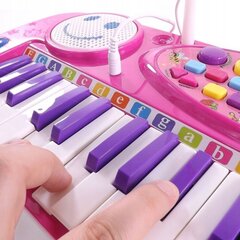 Klaver mikrofoniga Luxma, roosa hind ja info | Tüdrukute mänguasjad | kaup24.ee