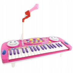 Пианино с микрофоном Luxma, розовое цена и информация | Игрушки для девочек | kaup24.ee