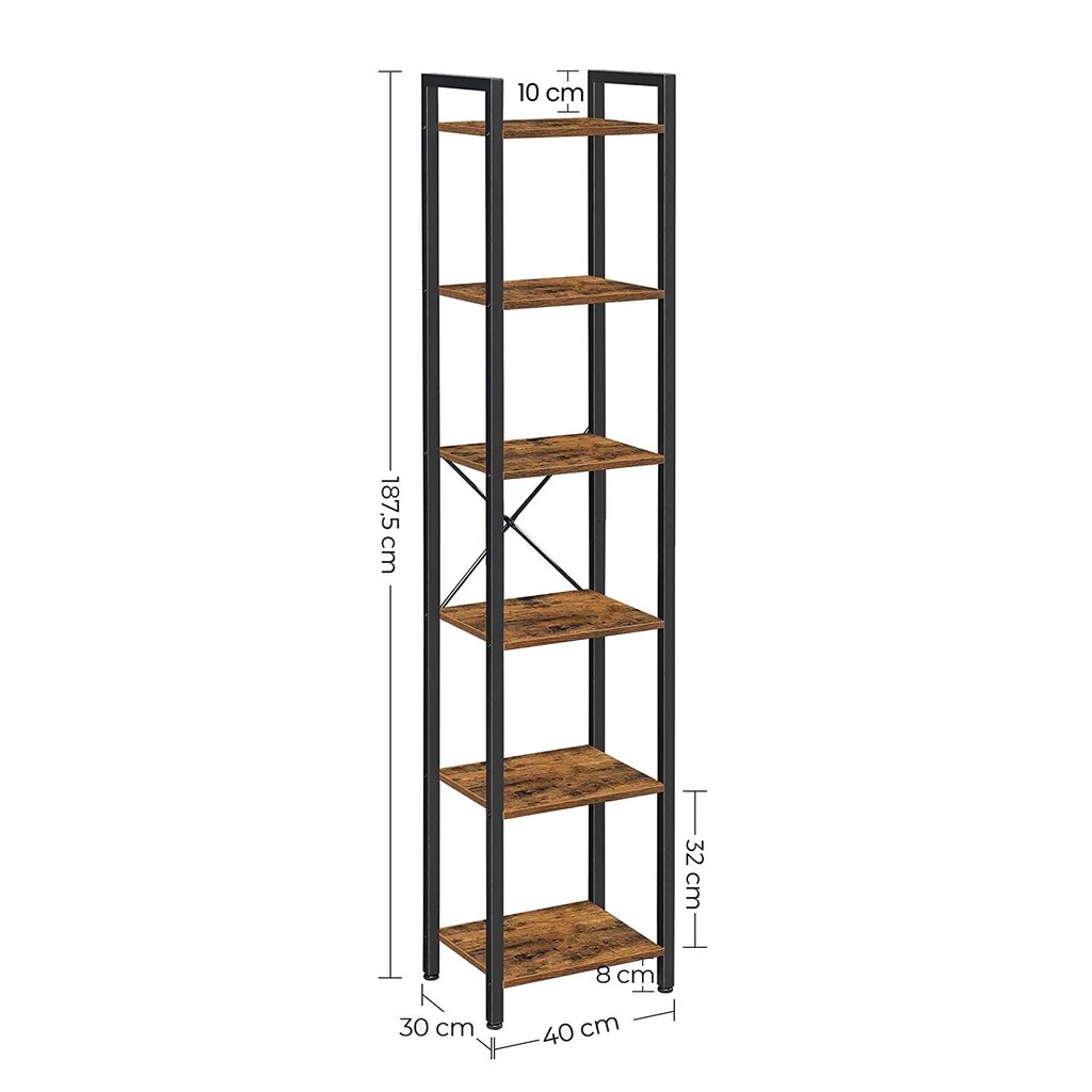 Riiul 187,5 cm hind ja info | Riiulid | kaup24.ee