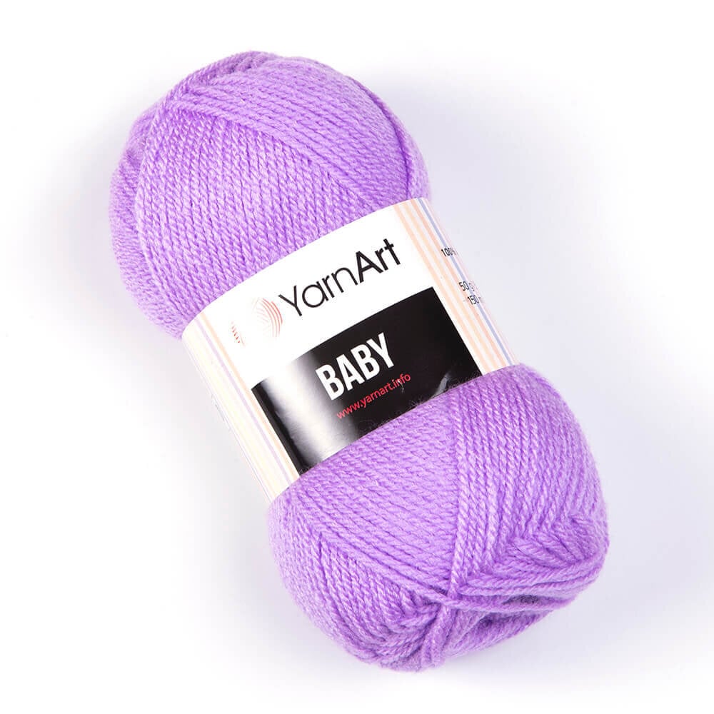 Kudumislõng YarnArt Baby 50 g, värvus 9560 hind ja info | Kudumistarvikud | kaup24.ee