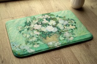 Vannitoa vaip Van Gogh Roses, 75x45 cm hind ja info | Vannitoa sisustuselemendid ja aksessuaarid | kaup24.ee