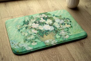 Vannitoa vaip Van Gogh Roses, 75x45 cm цена и информация | Аксессуары для ванной комнаты | kaup24.ee