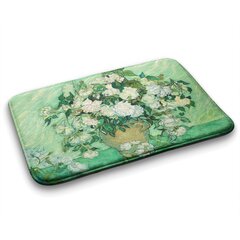 Vannitoa vaip Van Gogh Roses, 75x45 cm цена и информация | Аксессуары для ванной комнаты | kaup24.ee