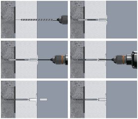 Дюбель фасадный Ejot STR U 2G 155 цена и информация | Инструменты крепления | kaup24.ee