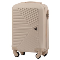 Маленький чемодан для ручной клади MERLIN, светло-бежевого цвета цена и информация | Чемоданы, дорожные сумки | kaup24.ee