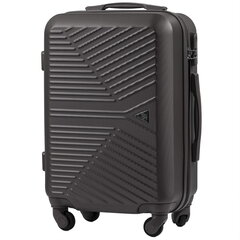 Темно-серый чемодан для ручной клади MERLIN цена и информация | Чемоданы, дорожные сумки | kaup24.ee