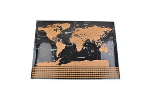 Kraabitav maailmakaart цена и информация | Карты мира | kaup24.ee