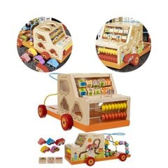 Деревянная развивающая игрушка - машинка цена и информация | Развивающие игрушки и игры | kaup24.ee