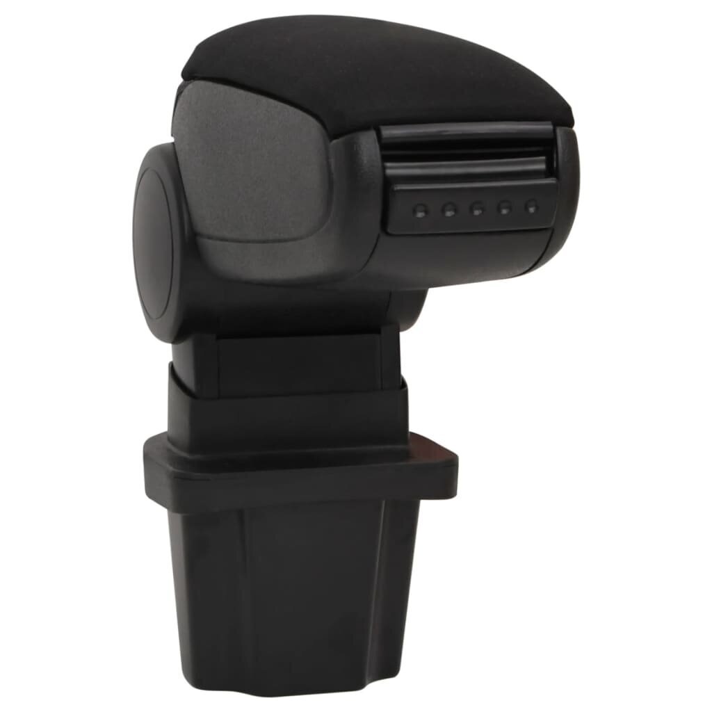 vidaXL auto käetugi, must, 13,5x32,5x(31-46,5) cm, ABS hind ja info | Käetoed | kaup24.ee