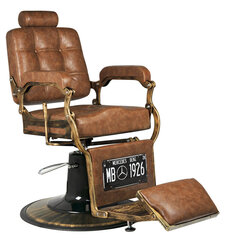 парикмахерское кресло gabbiano -boss old leather, светло-коричневый цена и информация | Мебель для салонов красоты | kaup24.ee