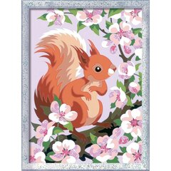 Maalimine numbrite järgi Ravensburger Spring Squirrel hind ja info | Maalid numbri järgi | kaup24.ee