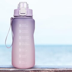 Спортивная бутылка для воды Shbrifa, 2 л, фиолетовый/розовый цена и информация | Бутылки для воды | kaup24.ee
