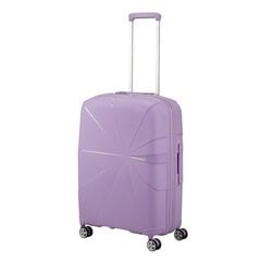 Дорожный чемодан STARVIBE Digital Lavender среднего размера цена и информация | Чемоданы, дорожные сумки | kaup24.ee