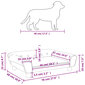 vidaXL koeravoodi, hall, 70x48x22 cm, samet hind ja info | Pesad, padjad | kaup24.ee