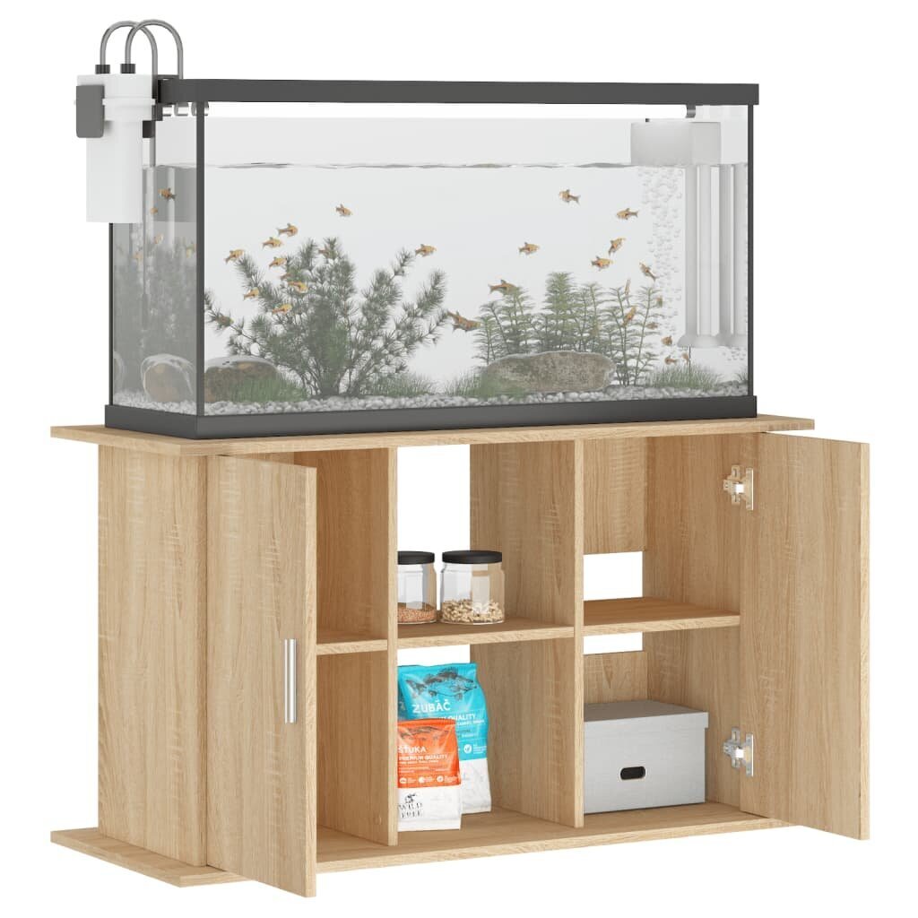 vidaXL akvaariumi alus, pruun, 101 x 41 x 58 cm hind ja info | Akvaariumid ja seadmed | kaup24.ee
