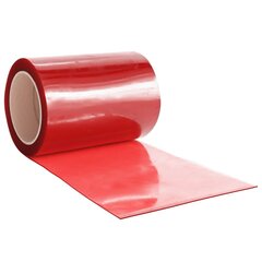 vidaXL uksekardin, punane, 300 mm x 2,6 mm 10 m, PVC hind ja info | Ukse hinged, tarvikud | kaup24.ee