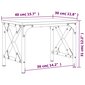 vidaXL printerialus, Sonoma tamm 40x30x31 cm tehispuit цена и информация | Riiulid | kaup24.ee