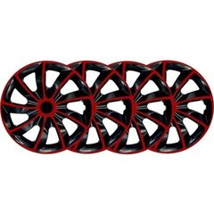 Колпак колеса Titanium+ 15 дюймов, красный цена и информация | Колпаки на колеса | kaup24.ee