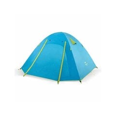 Палатка четырехместная для походов Naturehike P-series 4, синяя цена и информация | Палатки | kaup24.ee