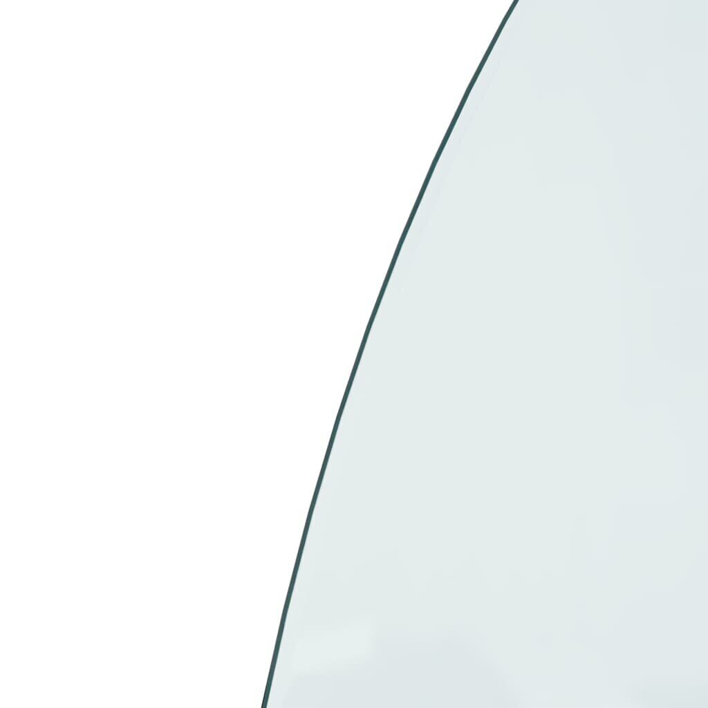 vidaXL kamina klaasplaat, poolümar, 800x600 mm цена и информация | Tarvikud kaminatele ja ahjudele | kaup24.ee
